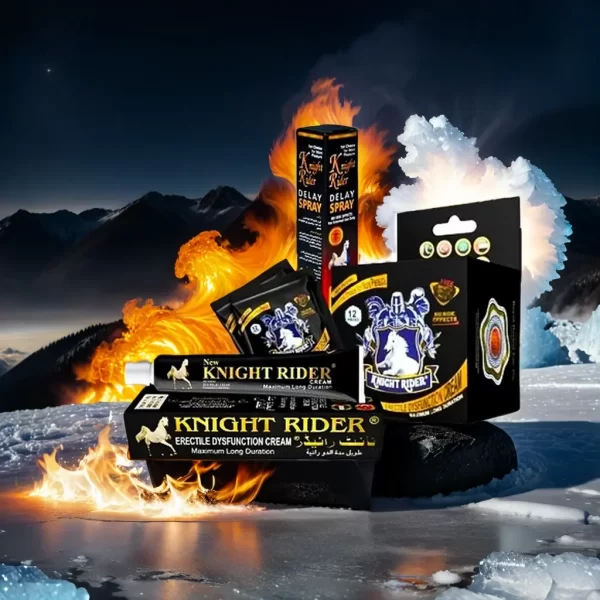 Knight Rider All Products Deal 3 In One Deal – Condom, Spray, and Cream